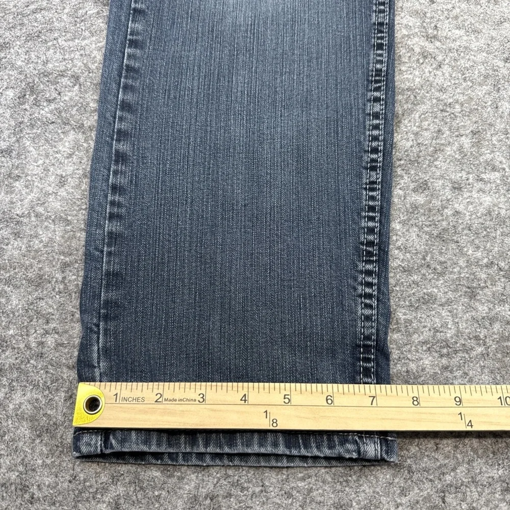 Levi's 505 jeans mens 36x30 Navarro blue stretch denim straight leg Levi Strauss